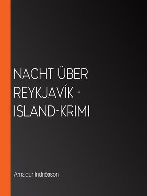 cover image of Nacht über Reykjavík--Island-Krimi